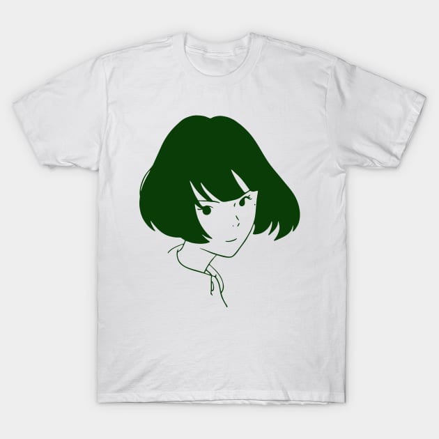 Tatami Galaxy Anime Akashi T-Shirt by Fabiloxxo